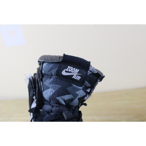 Nike Sneakers Mens 13 Air Jordan 1 Zoom CMFT High Black Gray CT0978-001 Athletic - Picture 6 of 10